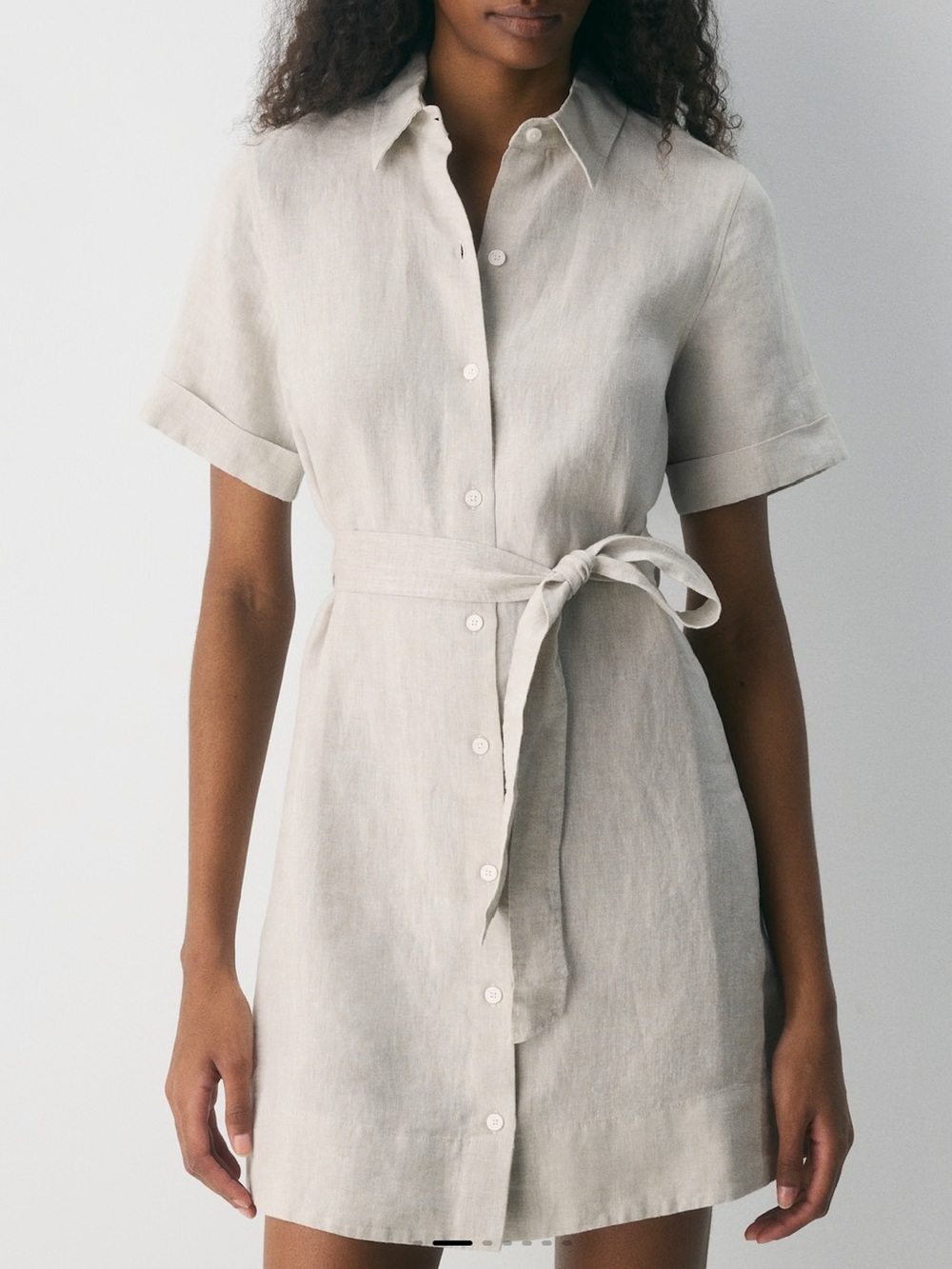 Aritzia linen dress 100% organic linen